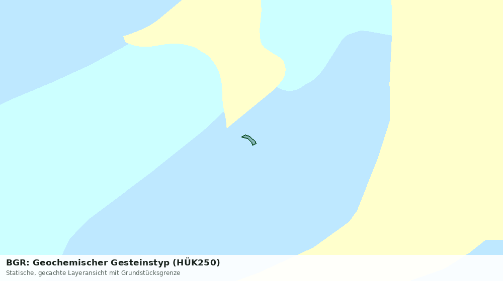 Statische Kartenansicht: BGR: Geochemischer Gesteinstyp (HÜK250)