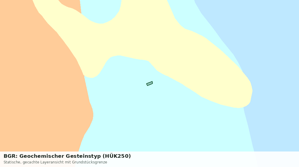Statische Kartenansicht: BGR: Geochemischer Gesteinstyp (HÜK250)