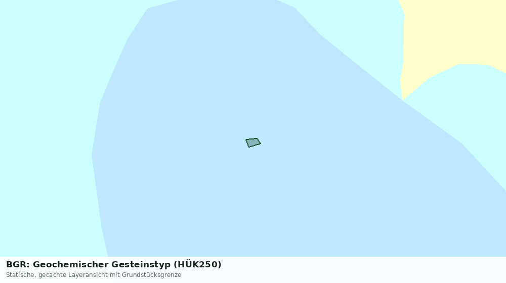 Statische Kartenansicht: BGR: Geochemischer Gesteinstyp (HÜK250)