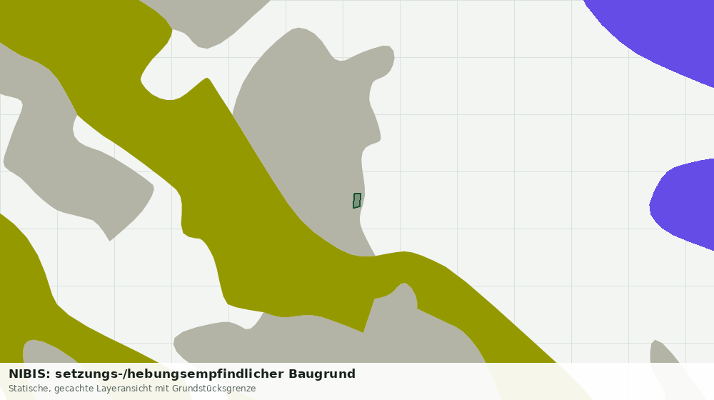 Statische Kartenansicht: NIBIS: setzungs-/hebungsempfindlicher Baugrund
