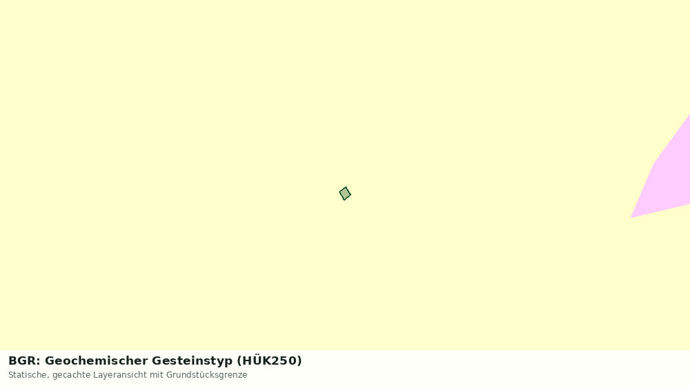 Statische Kartenansicht: BGR: Geochemischer Gesteinstyp (HÜK250)