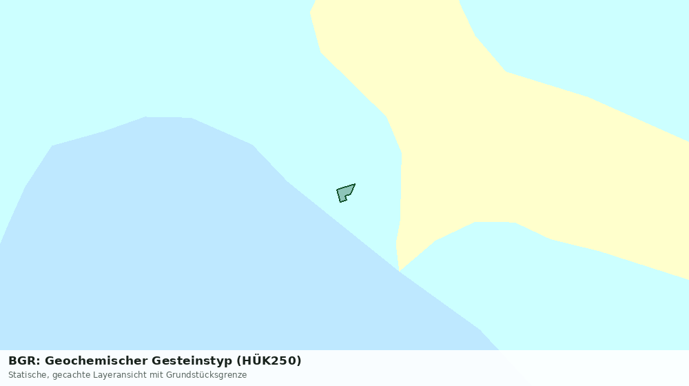 Statische Kartenansicht: BGR: Geochemischer Gesteinstyp (HÜK250)