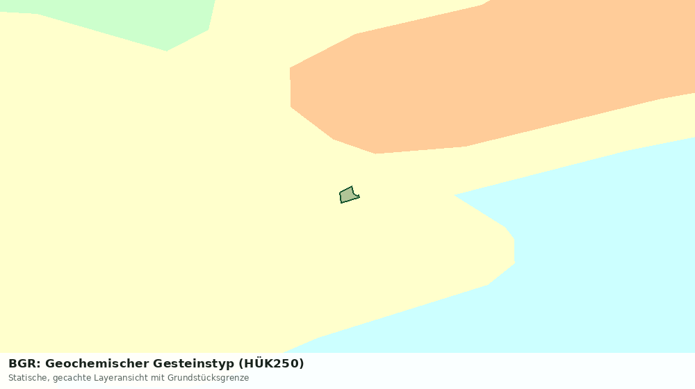 Statische Kartenansicht: BGR: Geochemischer Gesteinstyp (HÜK250)