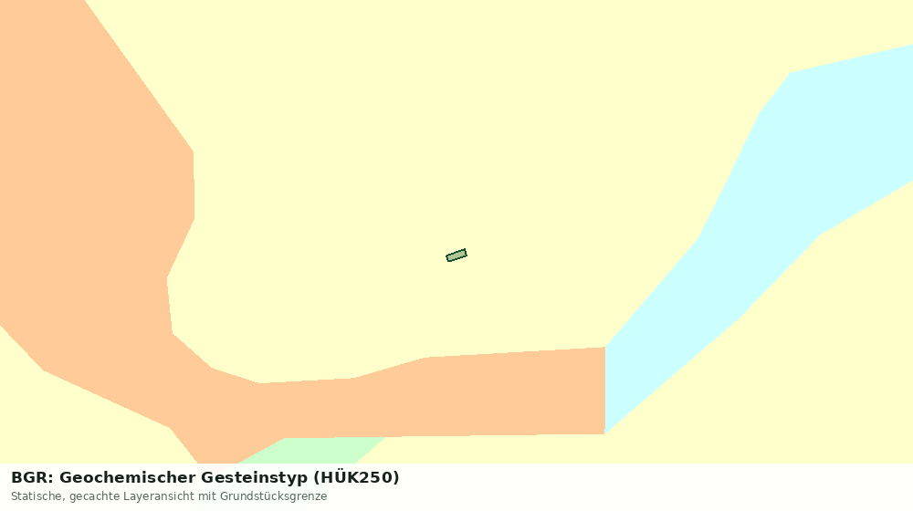 Statische Kartenansicht: BGR: Geochemischer Gesteinstyp (HÜK250)