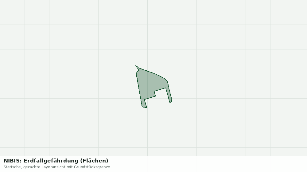 Statische Kartenansicht: NIBIS: Erdfallgefährdung (Flächen)