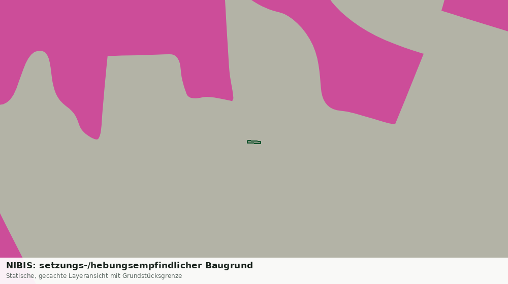 Statische Kartenansicht: NIBIS: setzungs-/hebungsempfindlicher Baugrund