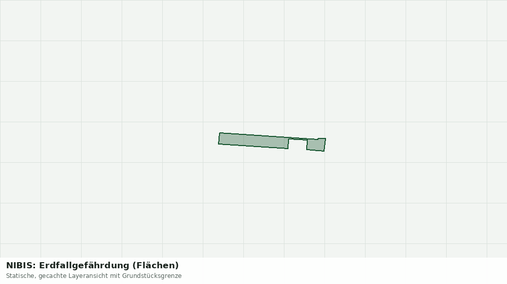 Statische Kartenansicht: NIBIS: Erdfallgefährdung (Flächen)