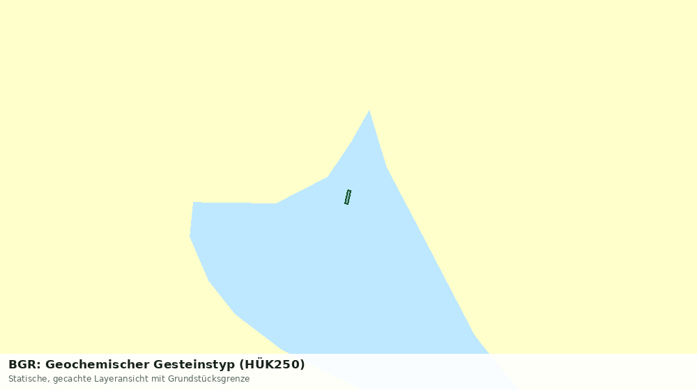 Statische Kartenansicht: BGR: Geochemischer Gesteinstyp (HÜK250)
