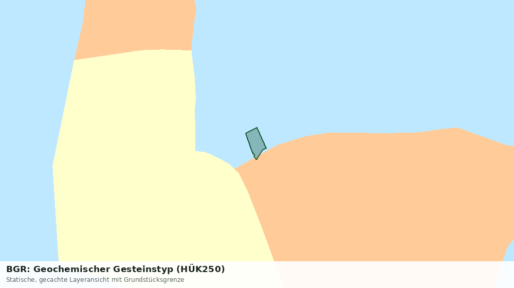 Statische Kartenansicht: BGR: Geochemischer Gesteinstyp (HÜK250)