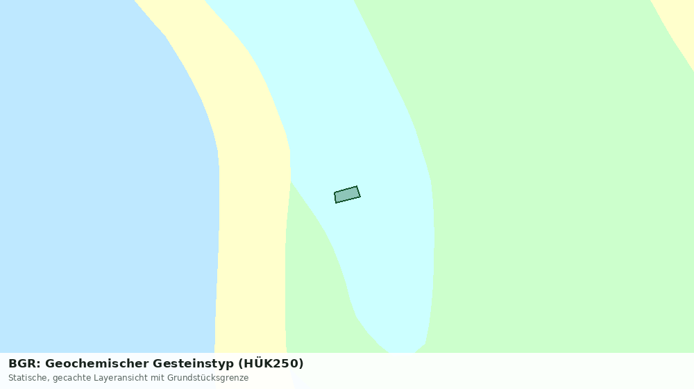 Statische Kartenansicht: BGR: Geochemischer Gesteinstyp (HÜK250)