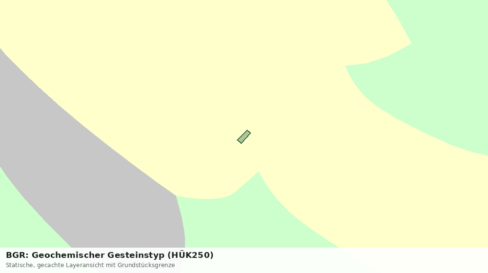 Statische Kartenansicht: BGR: Geochemischer Gesteinstyp (HÜK250)
