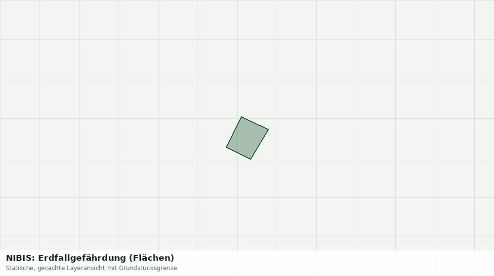 Statische Kartenansicht: NIBIS: Erdfallgefährdung (Flächen)