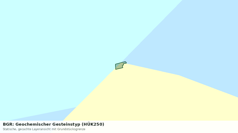 Statische Kartenansicht: BGR: Geochemischer Gesteinstyp (HÜK250)