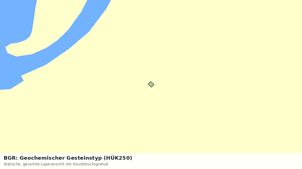 Statische Kartenansicht: BGR: Geochemischer Gesteinstyp (HÜK250)