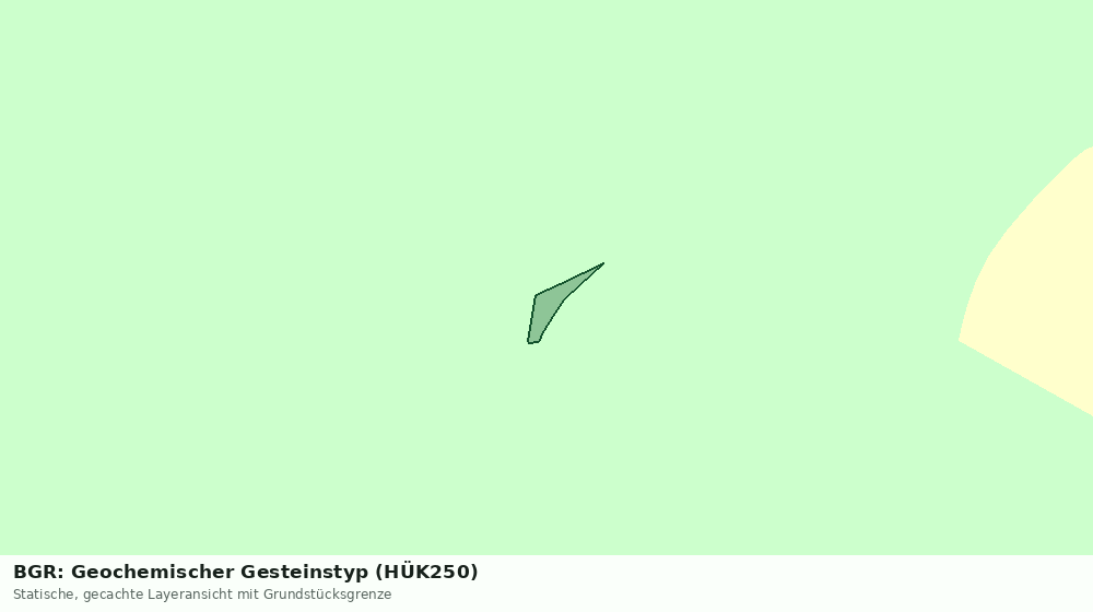 Statische Kartenansicht: BGR: Geochemischer Gesteinstyp (HÜK250)