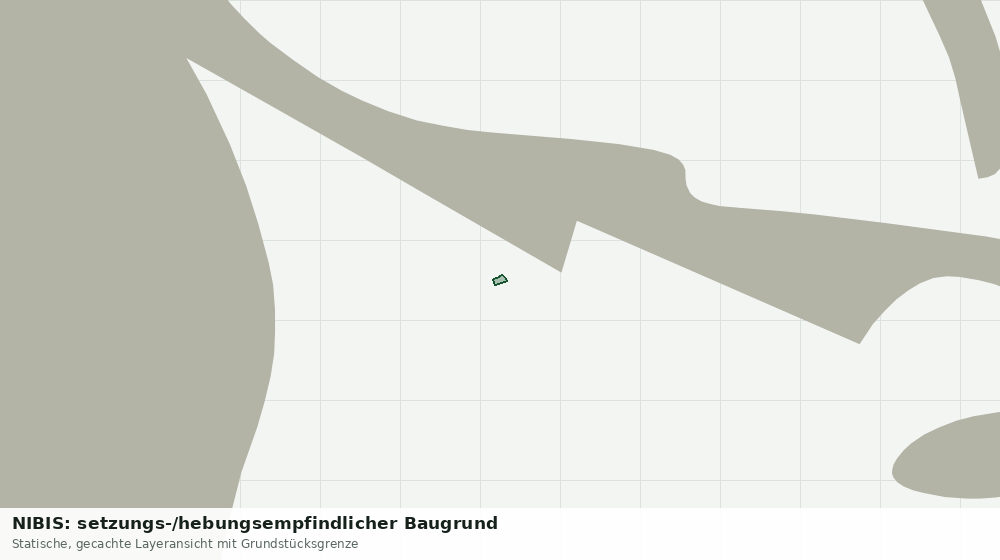 Statische Kartenansicht: NIBIS: setzungs-/hebungsempfindlicher Baugrund