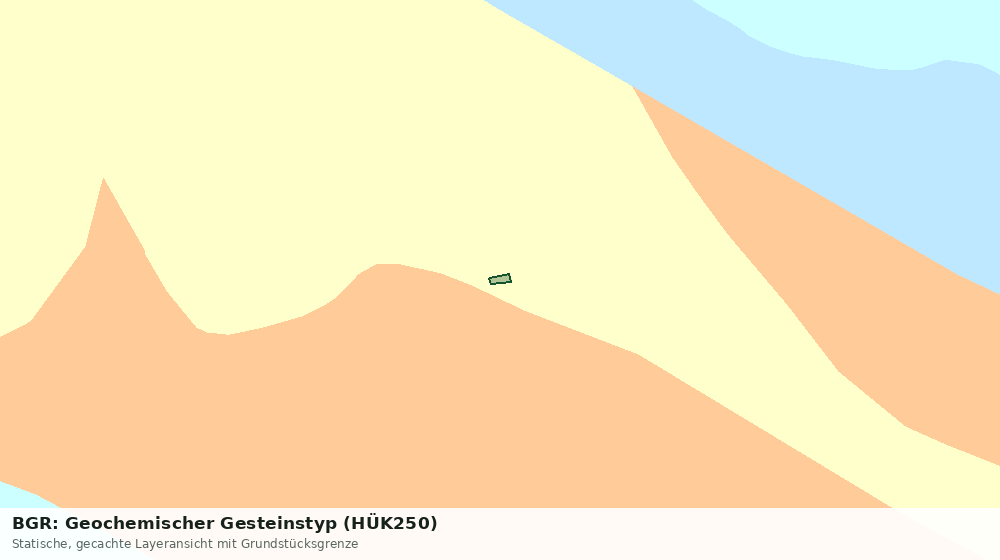 Statische Kartenansicht: BGR: Geochemischer Gesteinstyp (HÜK250)