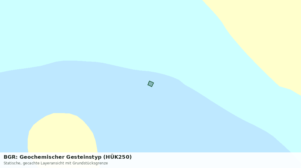 Statische Kartenansicht: BGR: Geochemischer Gesteinstyp (HÜK250)