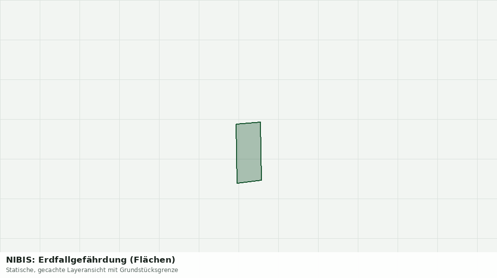 Statische Kartenansicht: NIBIS: Erdfallgefährdung (Flächen)
