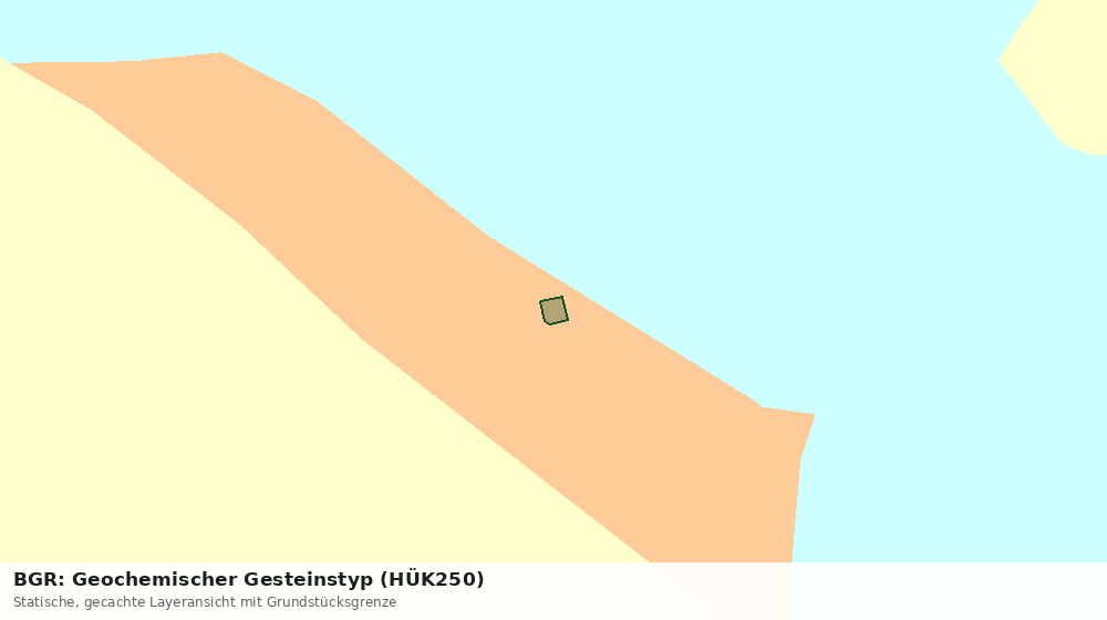 Statische Kartenansicht: BGR: Geochemischer Gesteinstyp (HÜK250)