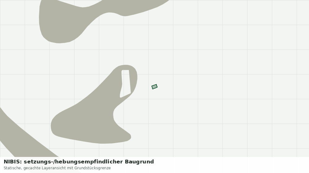 Statische Kartenansicht: NIBIS: setzungs-/hebungsempfindlicher Baugrund