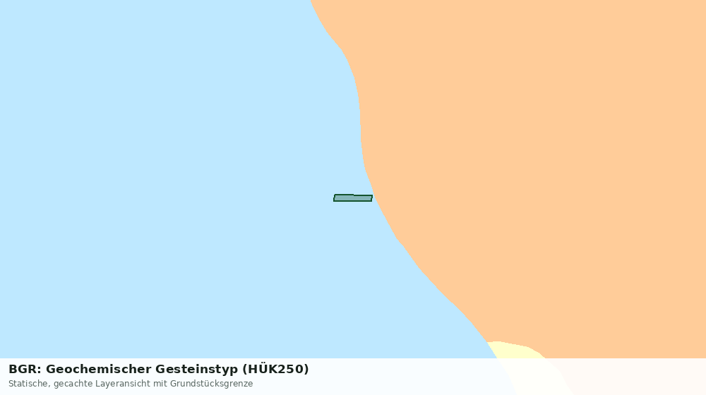 Statische Kartenansicht: BGR: Geochemischer Gesteinstyp (HÜK250)