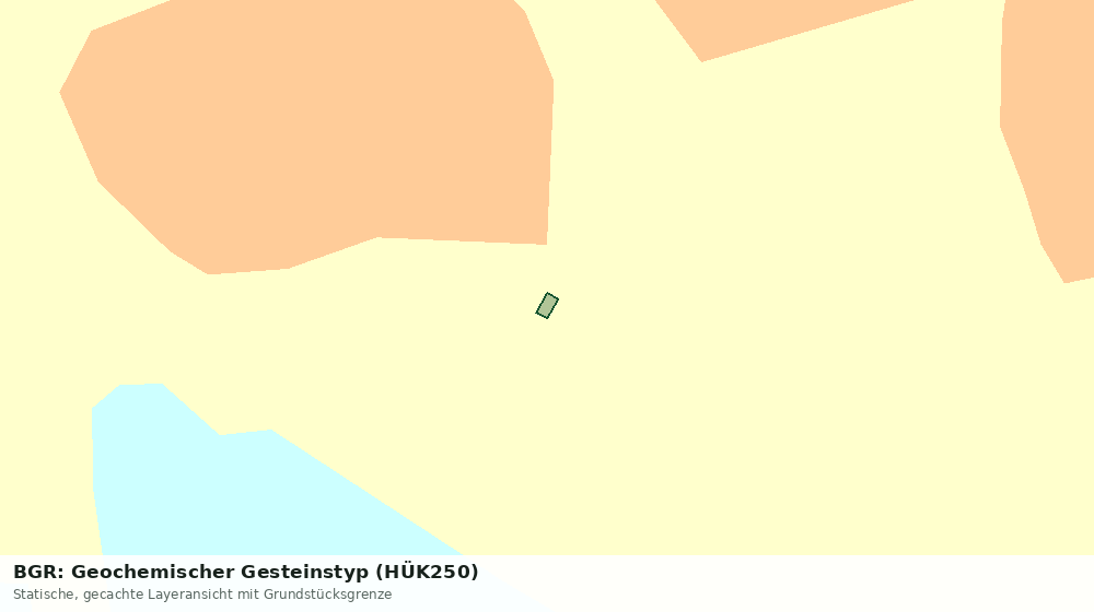 Statische Kartenansicht: BGR: Geochemischer Gesteinstyp (HÜK250)