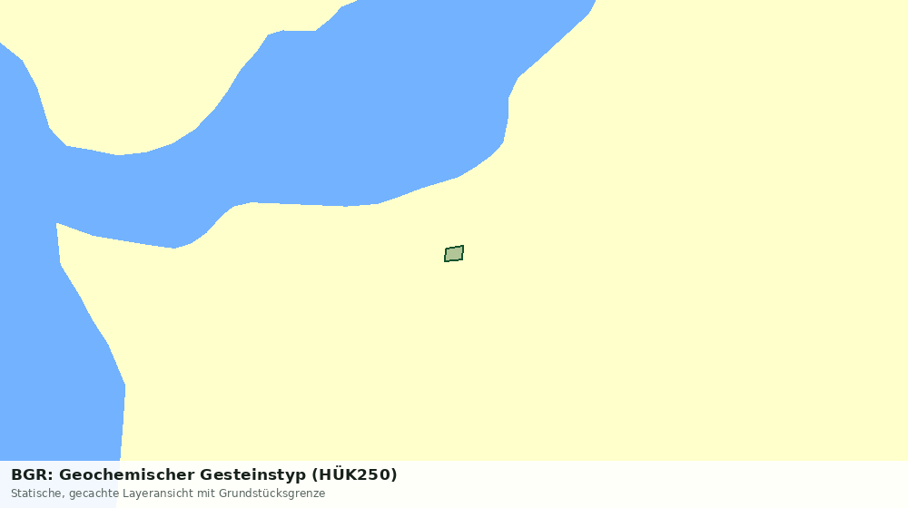 Statische Kartenansicht: BGR: Geochemischer Gesteinstyp (HÜK250)