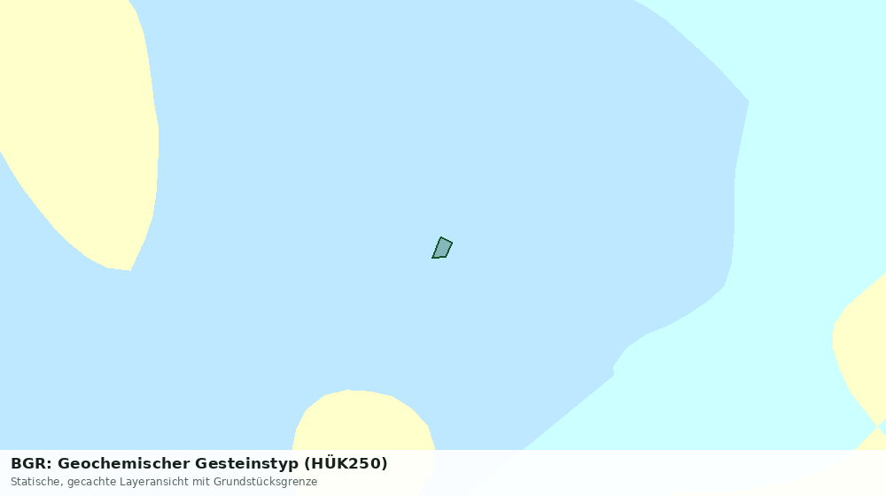 Statische Kartenansicht: BGR: Geochemischer Gesteinstyp (HÜK250)