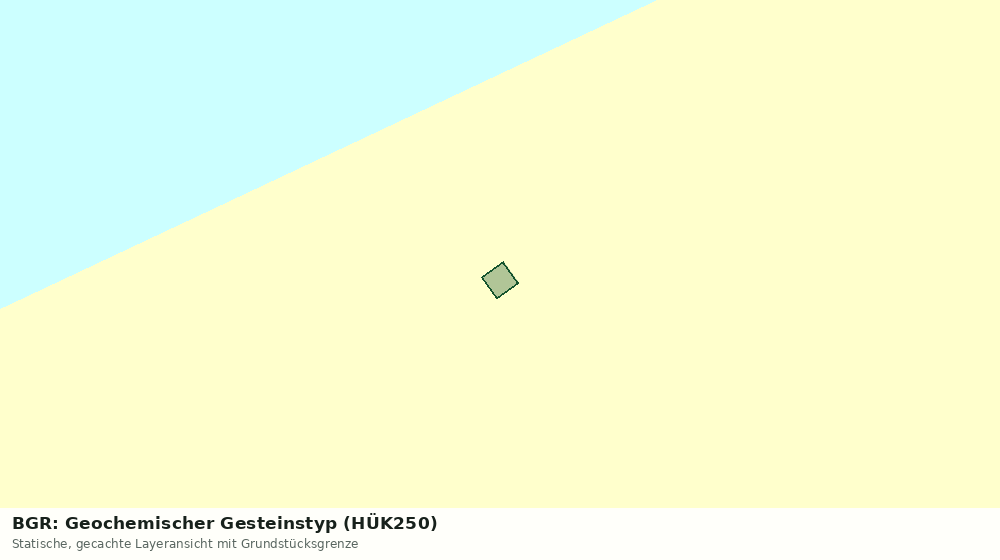 Statische Kartenansicht: BGR: Geochemischer Gesteinstyp (HÜK250)