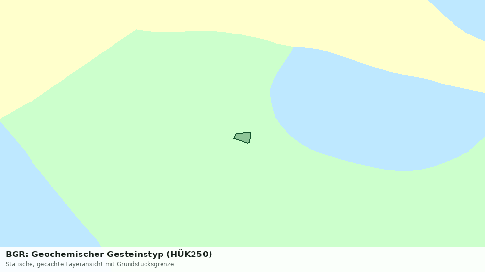 Statische Kartenansicht: BGR: Geochemischer Gesteinstyp (HÜK250)