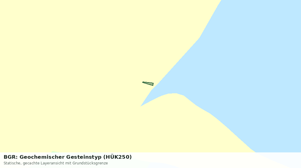 Statische Kartenansicht: BGR: Geochemischer Gesteinstyp (HÜK250)