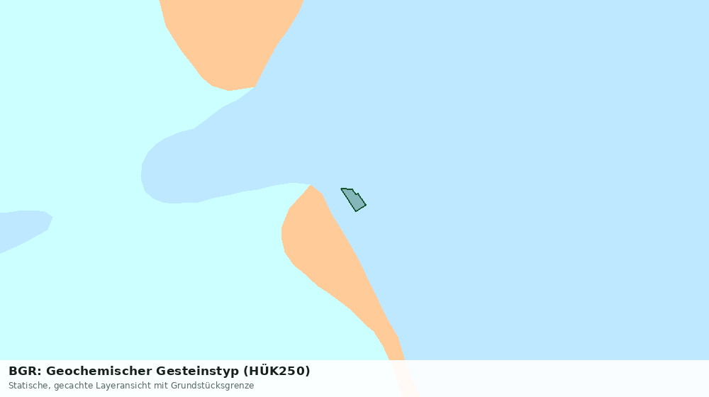 Statische Kartenansicht: BGR: Geochemischer Gesteinstyp (HÜK250)