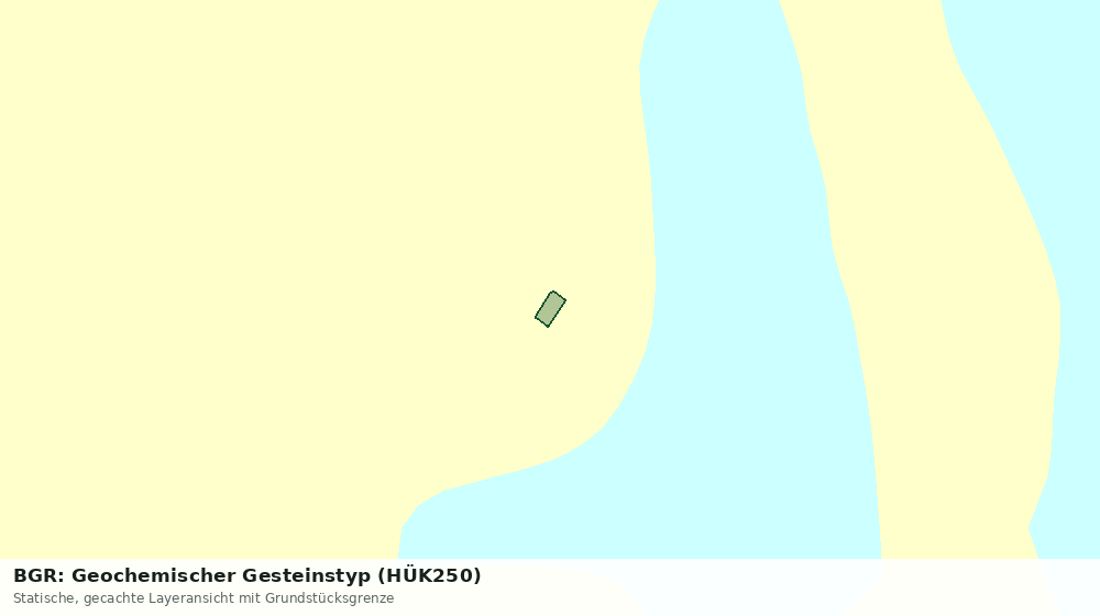 Statische Kartenansicht: BGR: Geochemischer Gesteinstyp (HÜK250)