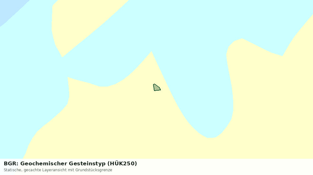 Statische Kartenansicht: BGR: Geochemischer Gesteinstyp (HÜK250)