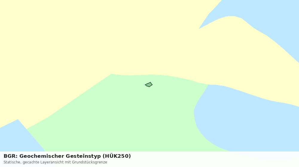 Statische Kartenansicht: BGR: Geochemischer Gesteinstyp (HÜK250)
