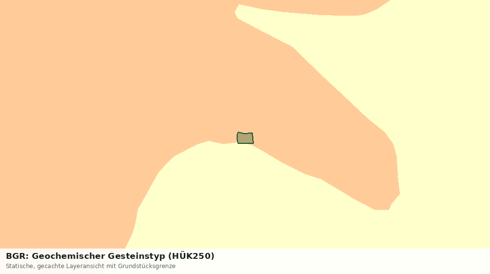 Statische Kartenansicht: BGR: Geochemischer Gesteinstyp (HÜK250)