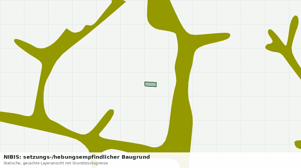 Statische Kartenansicht: NIBIS: setzungs-/hebungsempfindlicher Baugrund