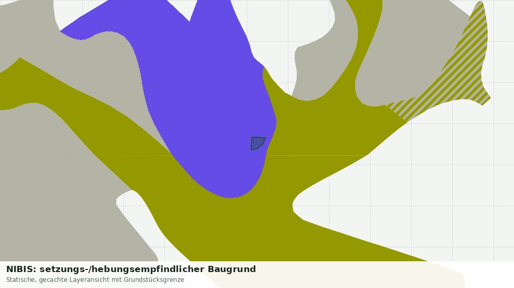 Statische Kartenansicht: NIBIS: setzungs-/hebungsempfindlicher Baugrund