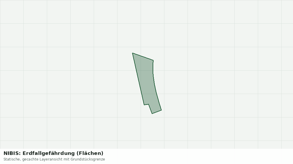 Statische Kartenansicht: NIBIS: Erdfallgefährdung (Flächen)