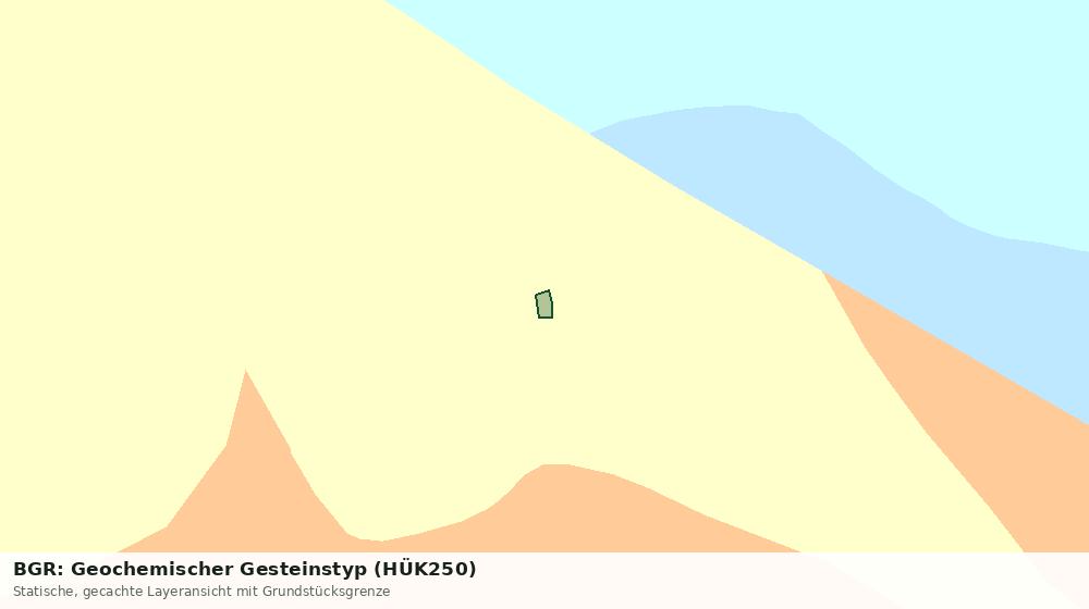 Statische Kartenansicht: BGR: Geochemischer Gesteinstyp (HÜK250)