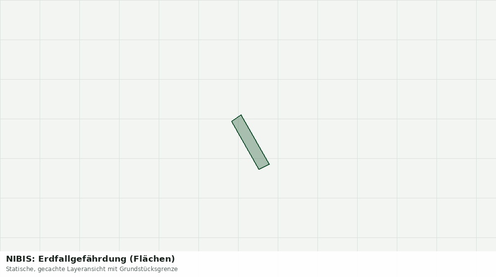Statische Kartenansicht: NIBIS: Erdfallgefährdung (Flächen)