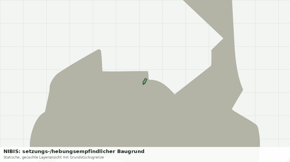 Statische Kartenansicht: NIBIS: setzungs-/hebungsempfindlicher Baugrund