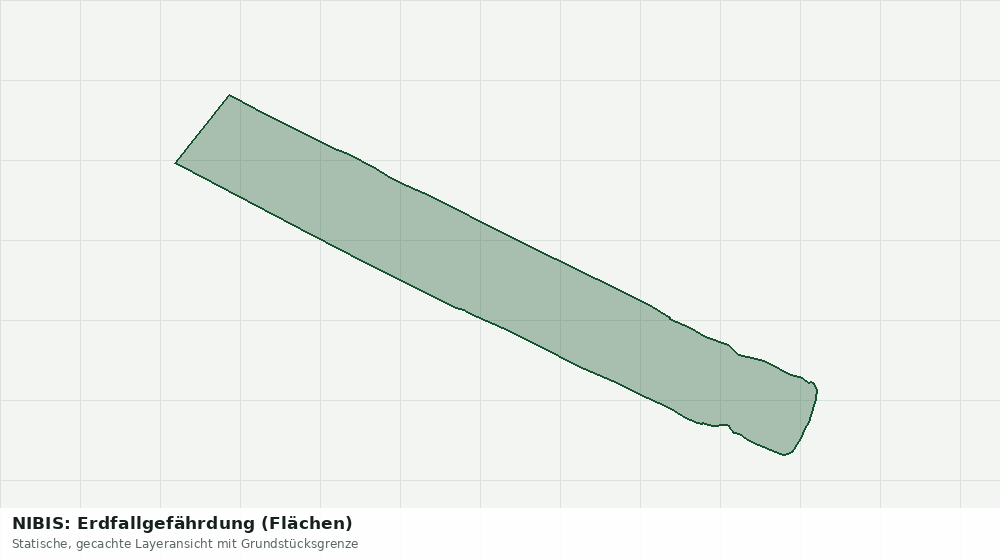 Statische Kartenansicht: NIBIS: Erdfallgefährdung (Flächen)