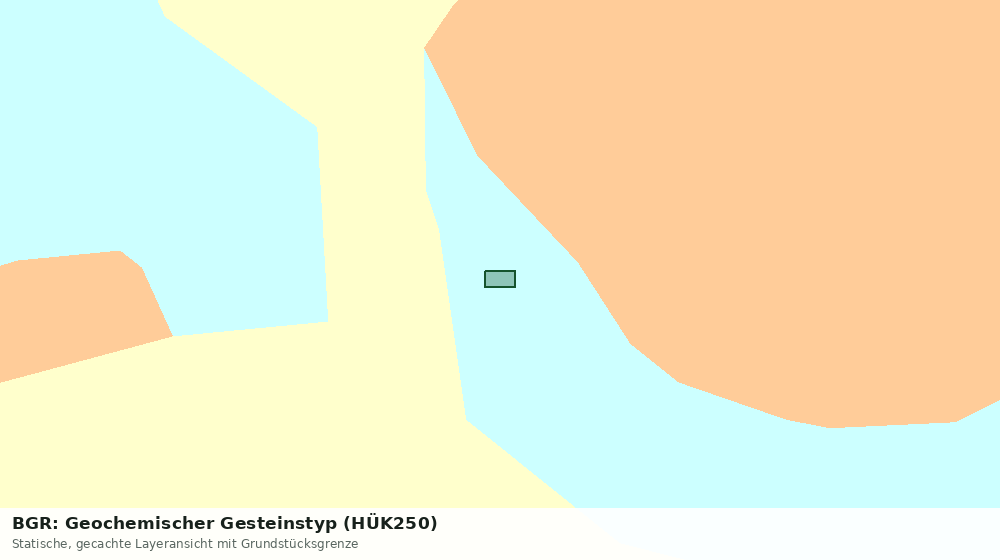 Statische Kartenansicht: BGR: Geochemischer Gesteinstyp (HÜK250)