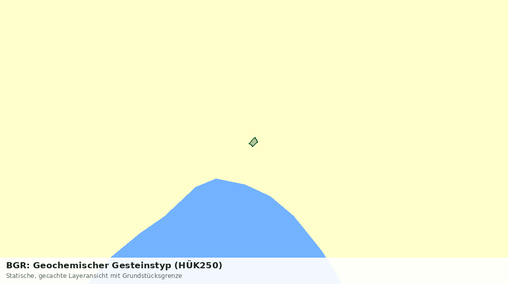 Statische Kartenansicht: BGR: Geochemischer Gesteinstyp (HÜK250)