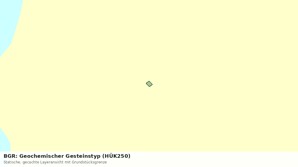 Statische Kartenansicht: BGR: Geochemischer Gesteinstyp (HÜK250)