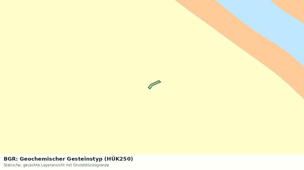 Statische Kartenansicht: BGR: Geochemischer Gesteinstyp (HÜK250)