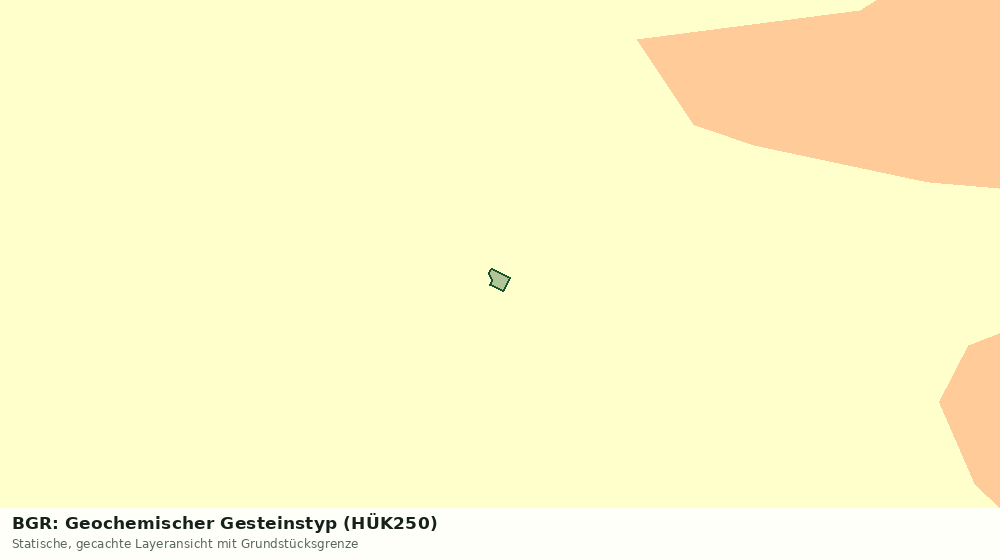 Statische Kartenansicht: BGR: Geochemischer Gesteinstyp (HÜK250)