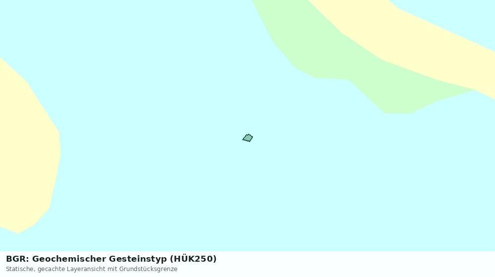 Statische Kartenansicht: BGR: Geochemischer Gesteinstyp (HÜK250)